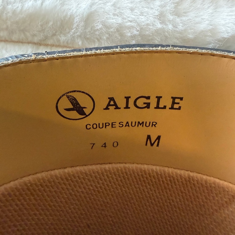 Aigle Black Rubber Equestrian Style Boot